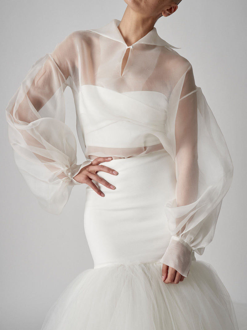 Look 6 - Silk Organza Shirt