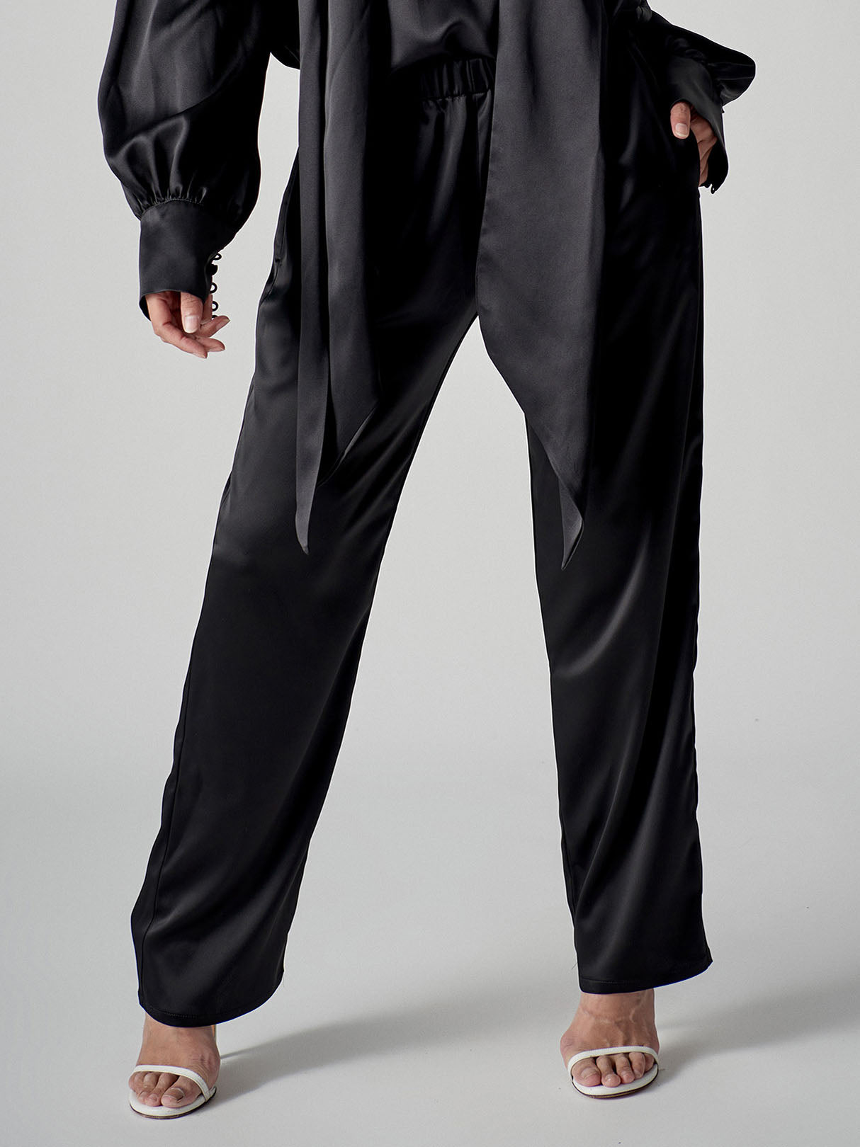Look 9 - Satin Relaxed Pant
