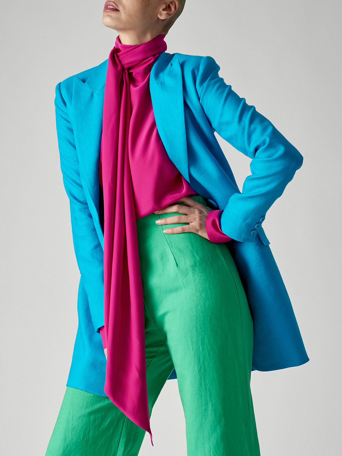 Look 5 - Linen Longline Jacket