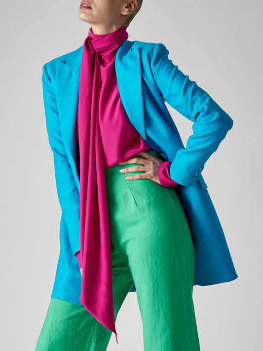 Look 5 - Linen Longline Jacket