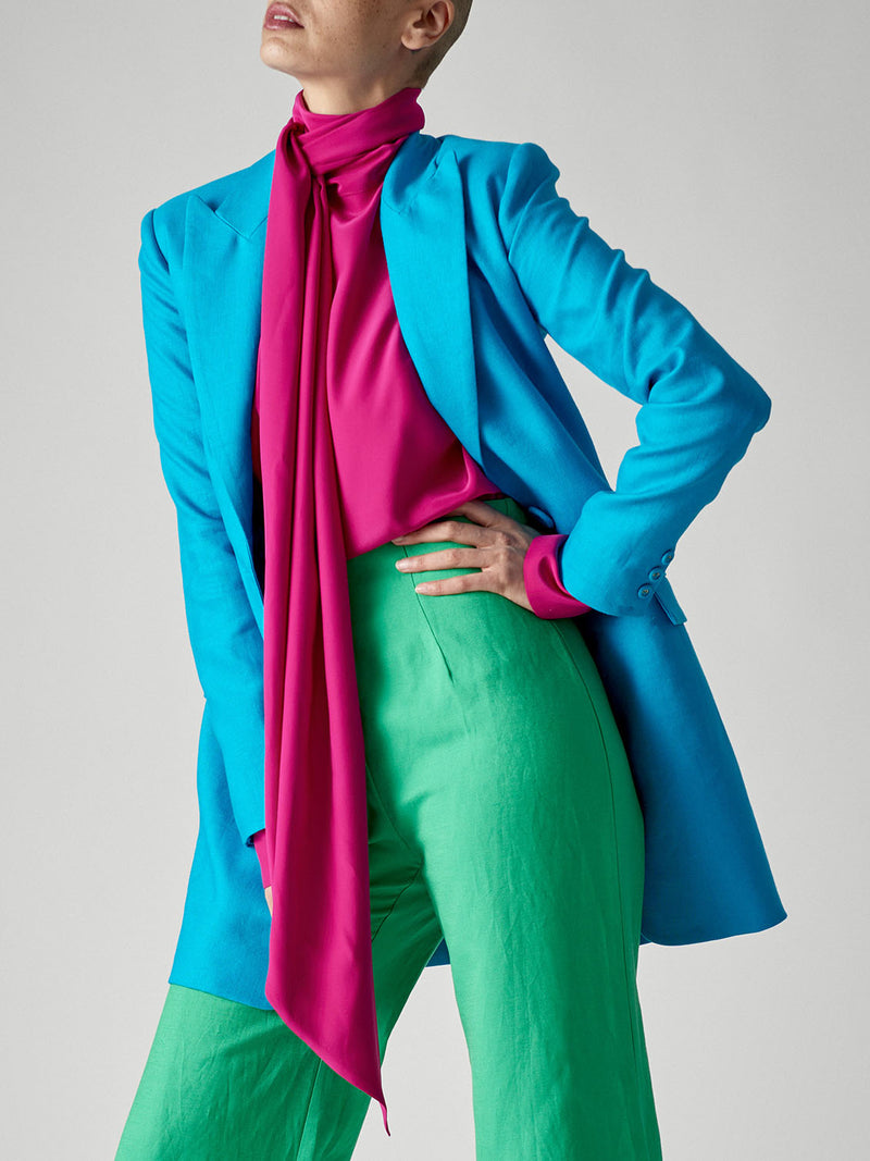 Look 5 - Linen Longline Jacket