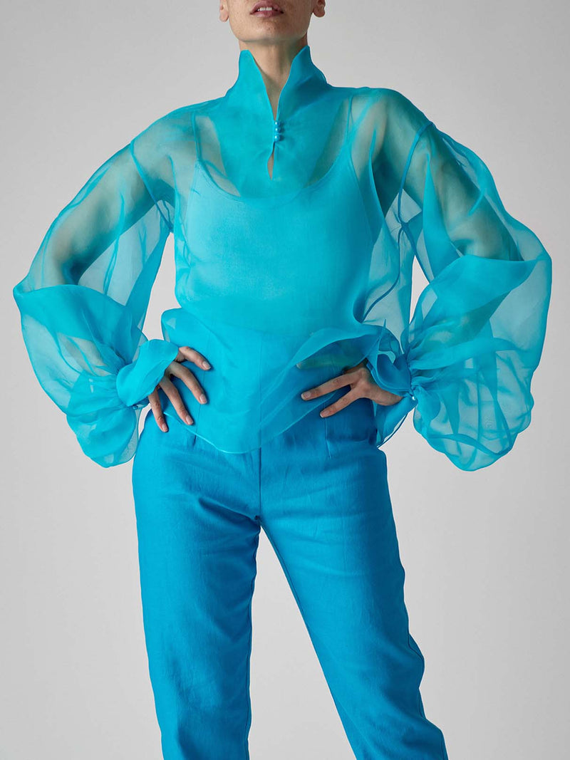 Look 6 - Silk Organza Shirt
