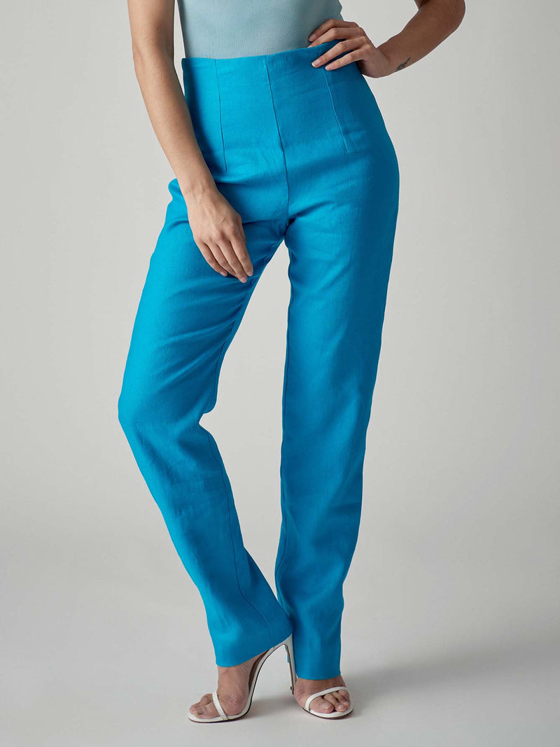 Look 8 - Linen Narrow Leg Tailored Trouser